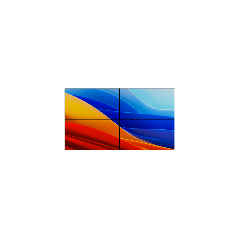 MUR D'IMAGE 4 ECRANS 65" UHD 4K  + SUPPORT MURAL 4 ECRANS CDE6530