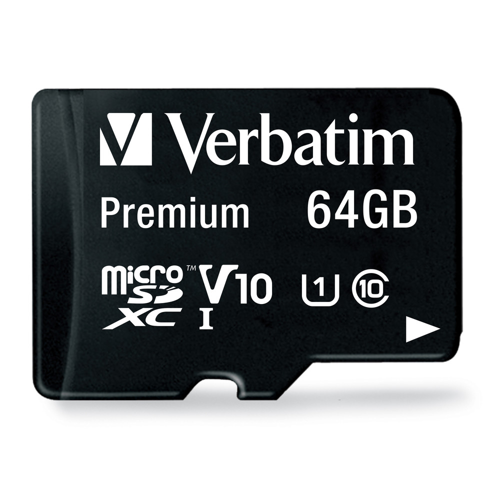 Carte mémoire microSDXC Classe 10 64 GB avec adaptateur