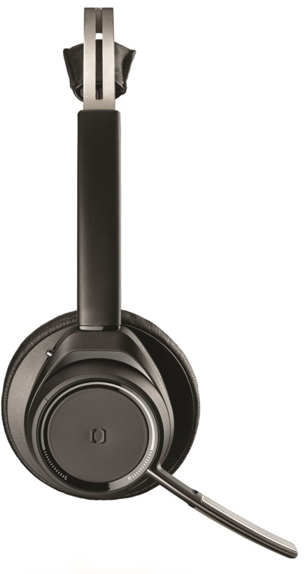 POLY Voyager Focus UC MS Casque sans fil + Socle + Clé BT 202652-102