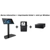 Kit File D attente Complet Borne Tactile 22  IIyama Prolite T2252mts + Imprimante Ticket EPSON + Mini PC Windows PRO 11