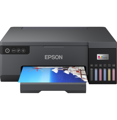 EcoTank L8050 Imprimante Photo impression sur cartes PVC WIFI Couleur A4 C11CK37403