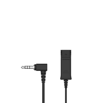 Cordon Jack 2.5mm avec Commandes Volume Mute Jack 2.5mm BX 90°