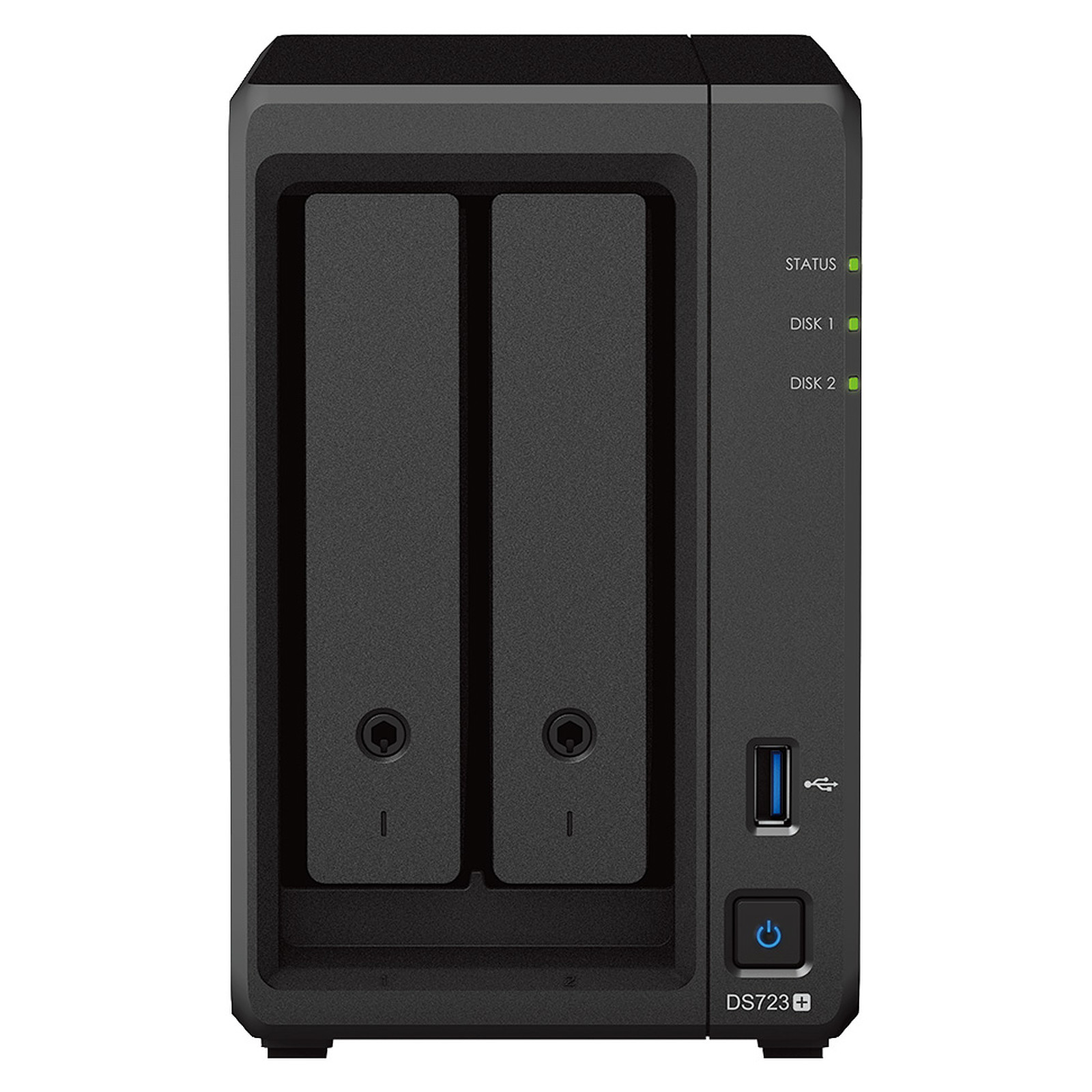 Serveur NAS 2 Baies DiskStation Ryzen R1600 2cores 2GB 2xRJ45 36M DS723+