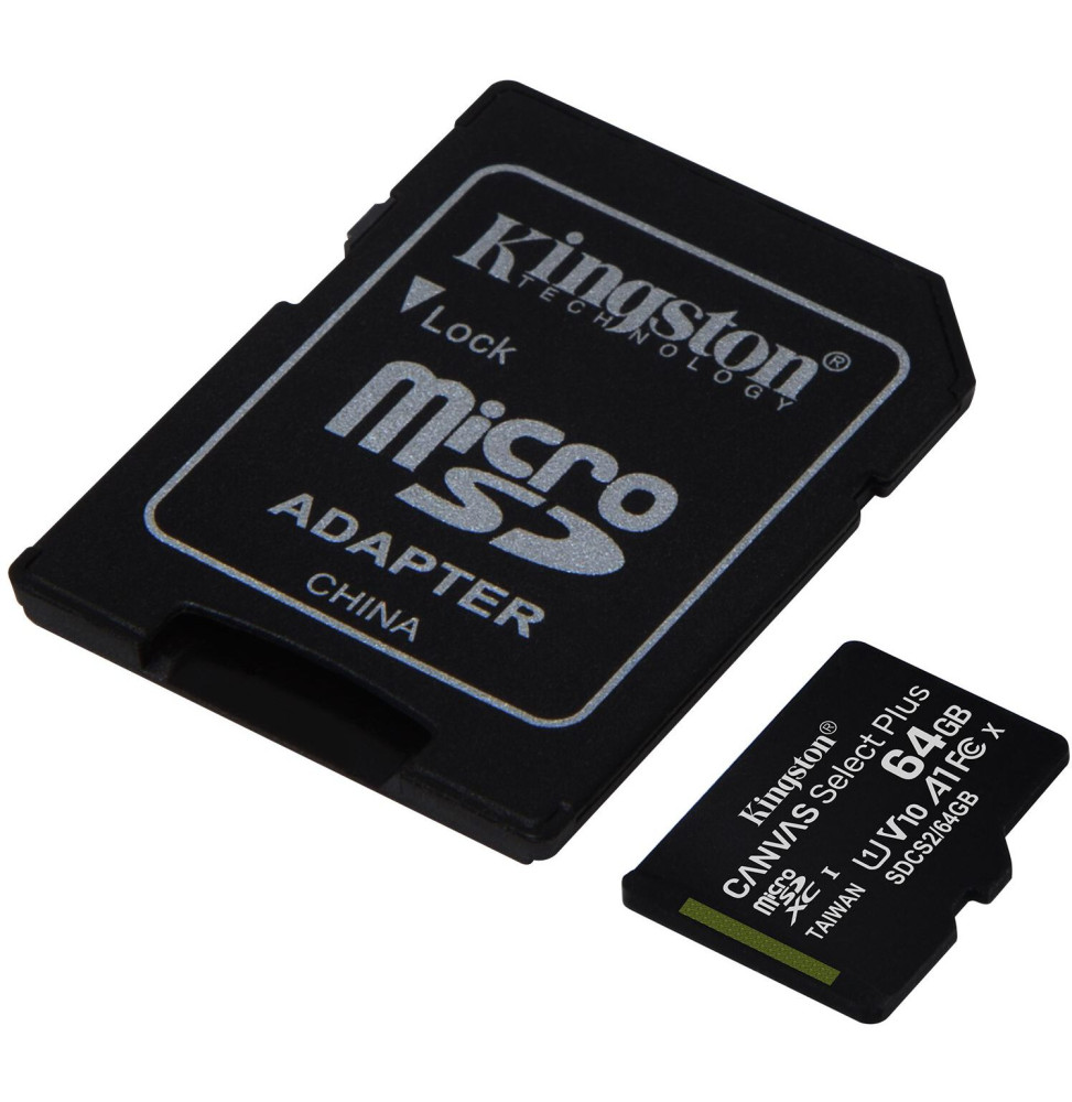 Canvas Select Plus Carte Mémoire 64 Go MicroSDXC Classe 10 UHS-I