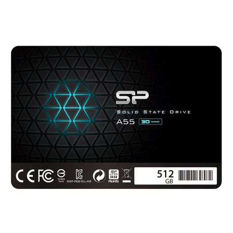 DISQUE DUR INTERNE SSD 512GB SILICON POWER A55 2.5" SP512GBSS3A55S25