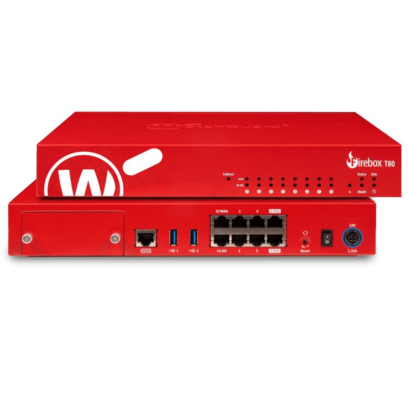 Firebox T80 avec 1 an Basic Security Suite (EU) WGT80031-EU