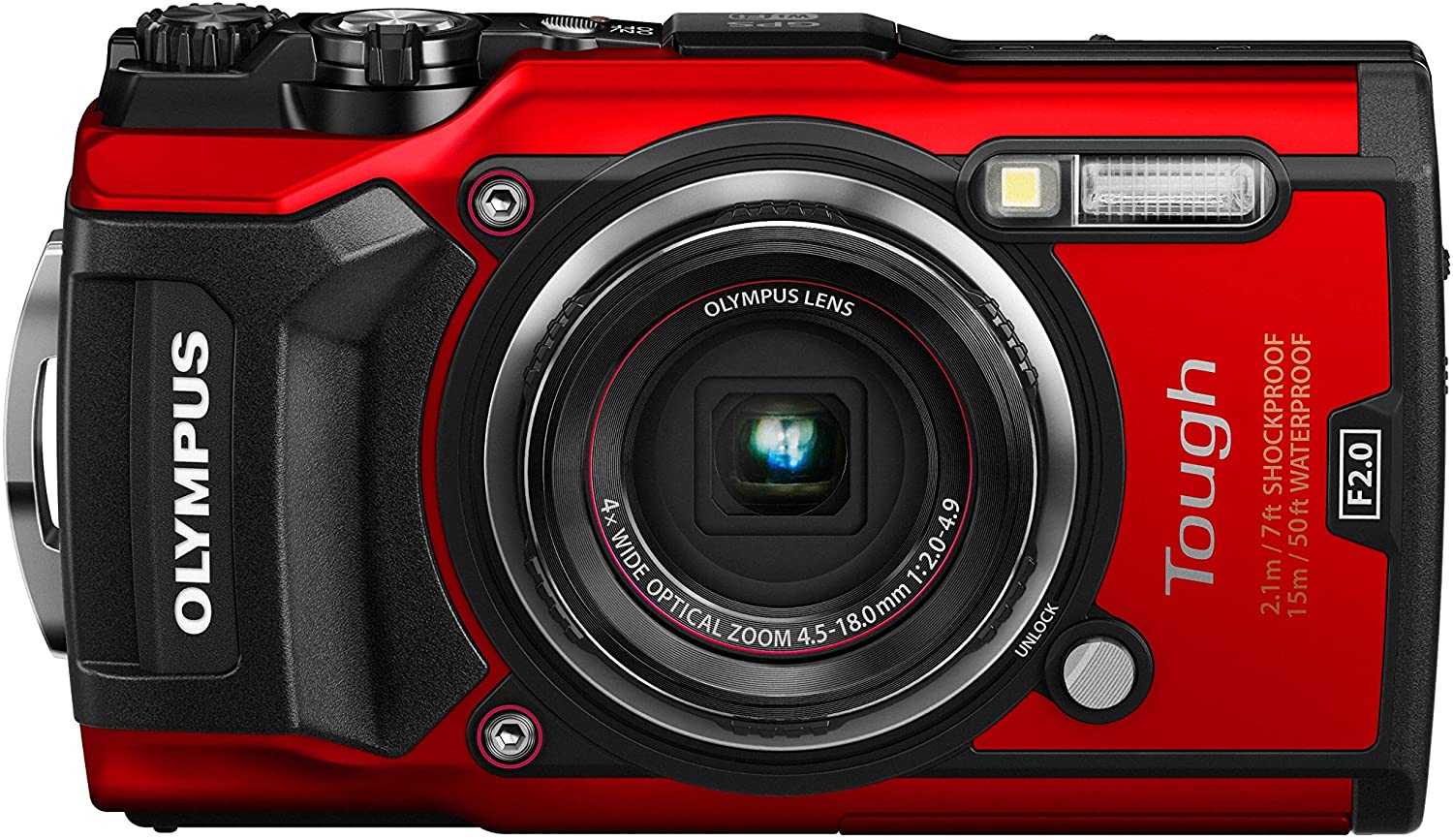 Appareil photo ultra-robuste 12 MégaPixels Zoom optique x4 Tough TG-5